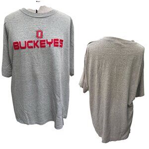 Vintage Ohio State Buckeyes T-shirt Short Sleeve Men's XLT Grey